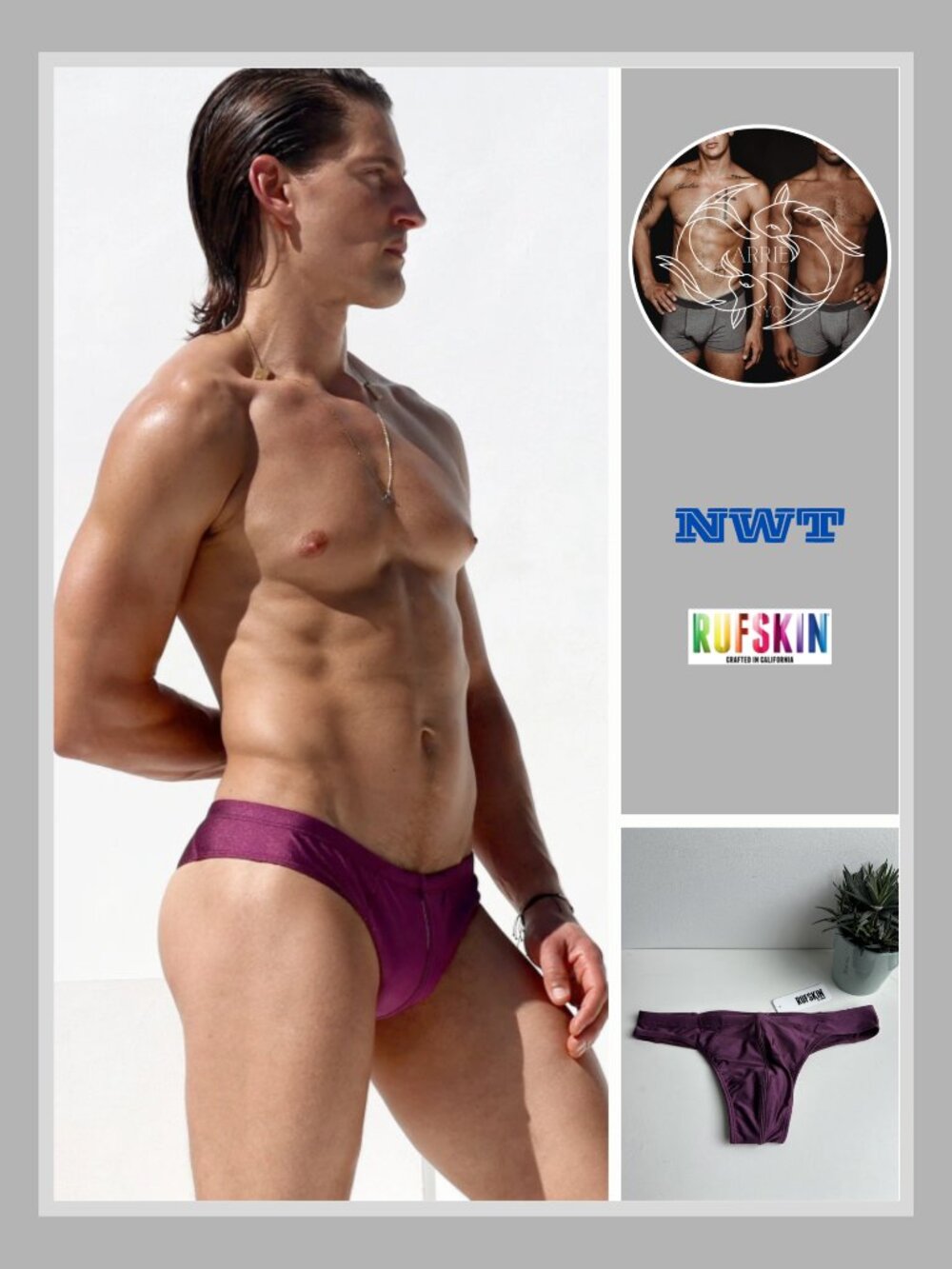 Rufskin - Viggo Swim Brief - Purple (M)
